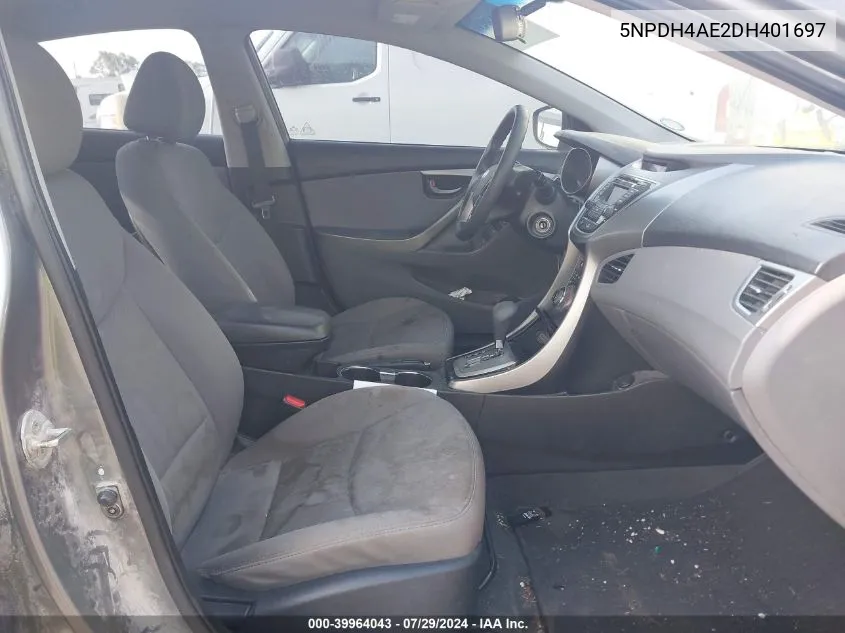 5NPDH4AE2DH401697 2013 Hyundai Elantra Gls