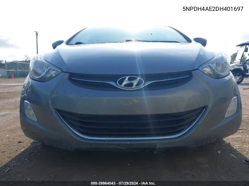 5NPDH4AE2DH401697 2013 Hyundai Elantra Gls