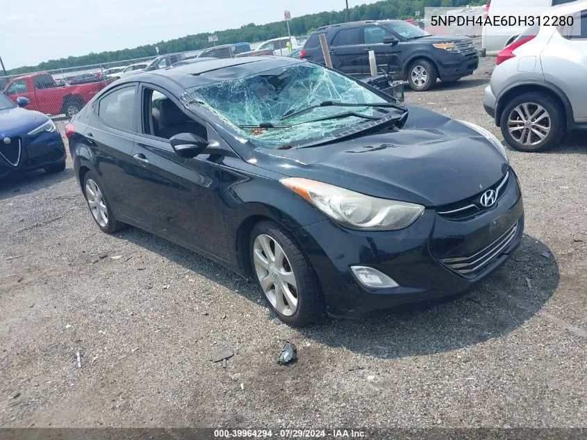 2013 Hyundai Elantra Limited VIN: 5NPDH4AE6DH312280 Lot: 39964294