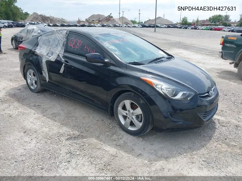 5NPDH4AE3DH427631 2013 Hyundai Elantra Gls