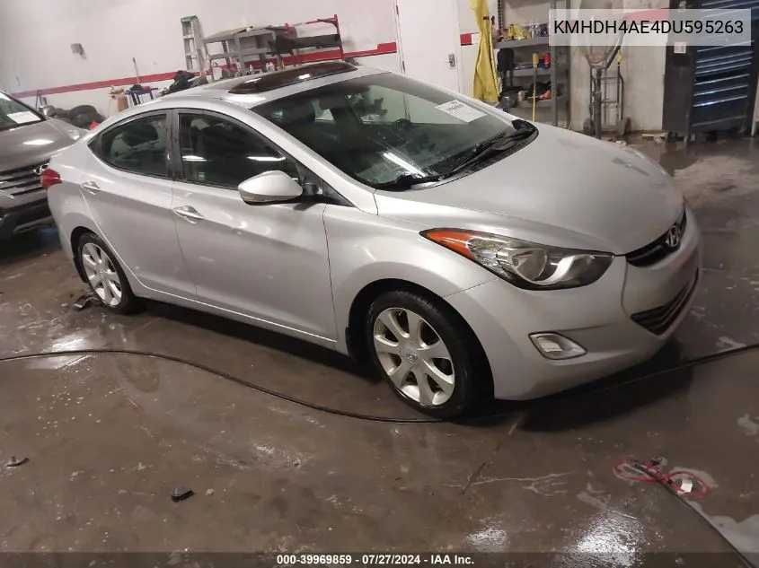 2013 Hyundai Elantra Limited VIN: KMHDH4AE4DU595263 Lot: 39969859