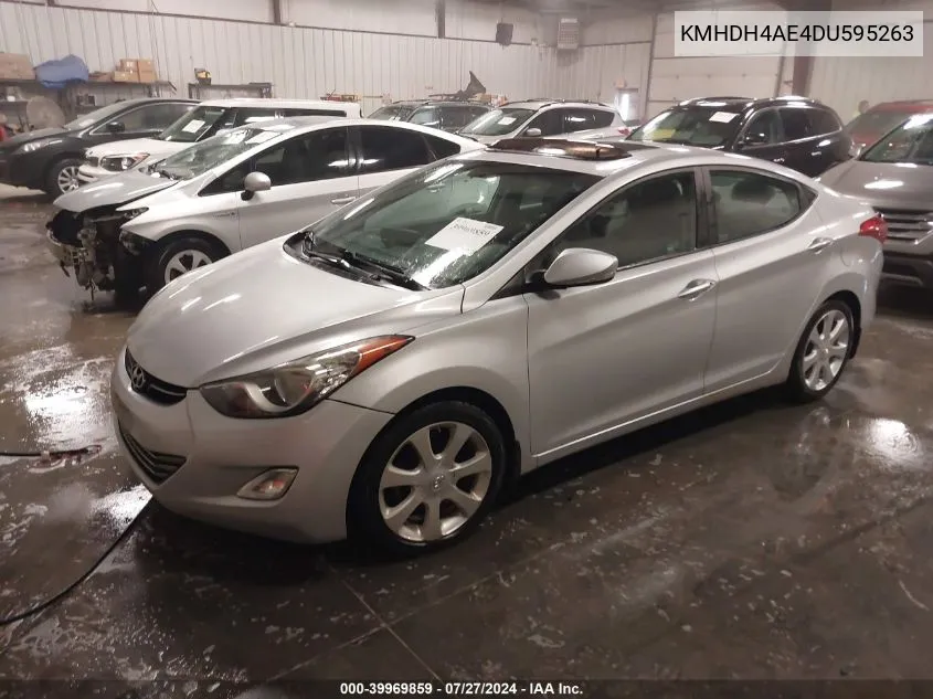 KMHDH4AE4DU595263 2013 Hyundai Elantra Limited