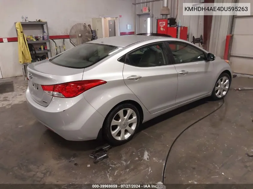 KMHDH4AE4DU595263 2013 Hyundai Elantra Limited