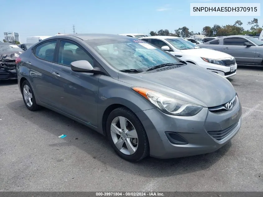 2013 Hyundai Elantra Gls VIN: 5NPDH4AE5DH370915 Lot: 39971804