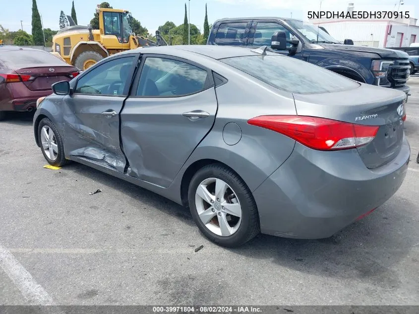 5NPDH4AE5DH370915 2013 Hyundai Elantra Gls