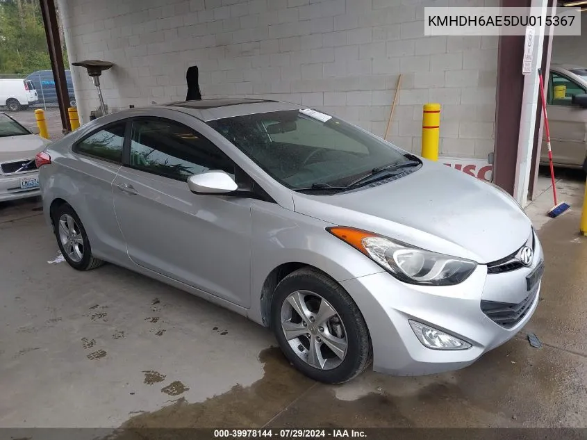 2013 Hyundai Elantra Gs/Se VIN: KMHDH6AE5DU015367 Lot: 39978144