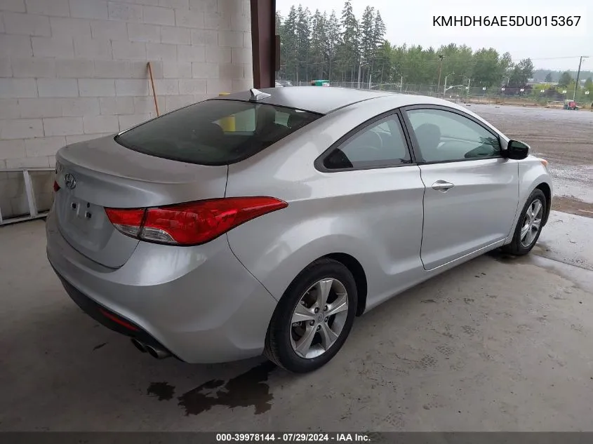 2013 Hyundai Elantra Gs/Se VIN: KMHDH6AE5DU015367 Lot: 39978144