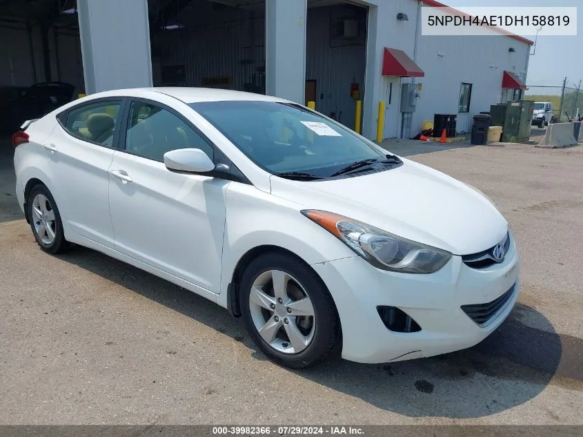 5NPDH4AE1DH158819 2013 Hyundai Elantra Gls