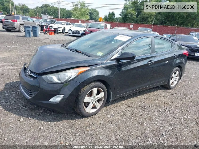 5NPDH4AE6DH168200 2013 Hyundai Elantra Gls