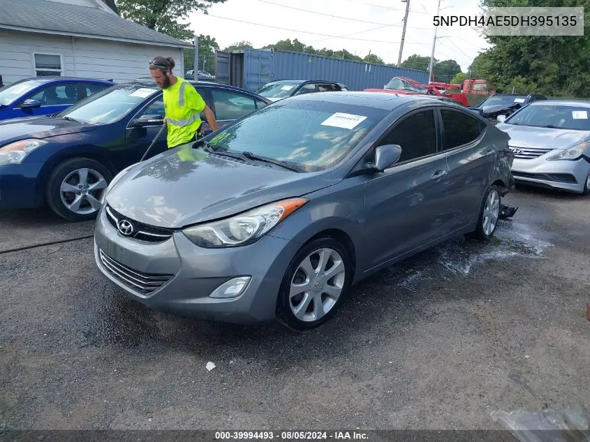 2013 Hyundai Elantra Limited VIN: 5NPDH4AE5DH395135 Lot: 39994493