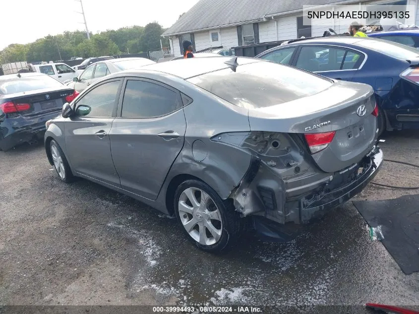 5NPDH4AE5DH395135 2013 Hyundai Elantra Limited