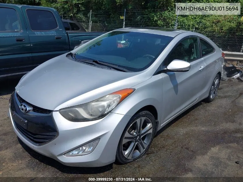 KMHDH6AE9DU015694 2013 Hyundai Elantra Se