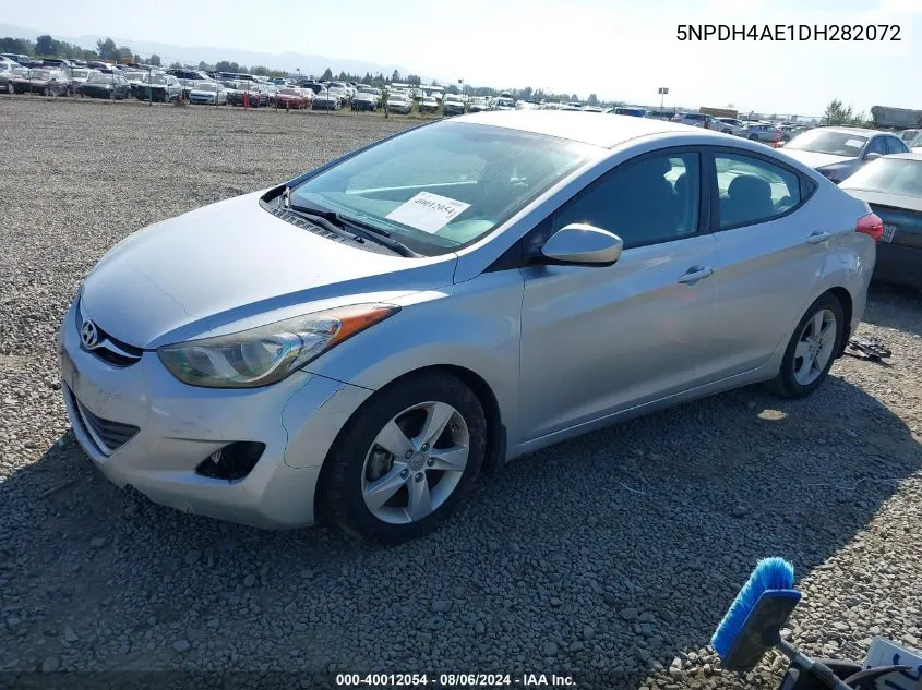 2013 Hyundai Elantra Gls VIN: 5NPDH4AE1DH282072 Lot: 40012054