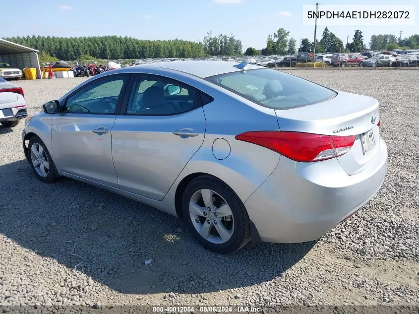 2013 Hyundai Elantra Gls VIN: 5NPDH4AE1DH282072 Lot: 40012054