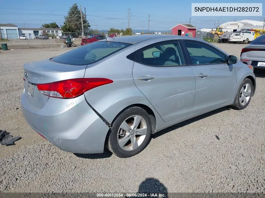 2013 Hyundai Elantra Gls VIN: 5NPDH4AE1DH282072 Lot: 40012054