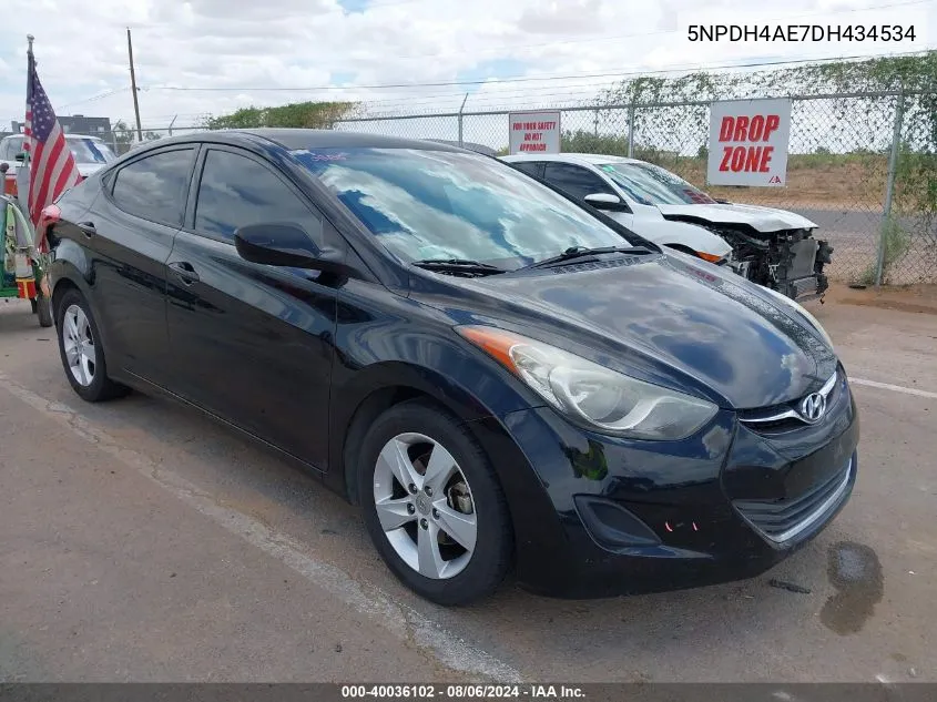 2013 Hyundai Elantra Gls VIN: 5NPDH4AE7DH434534 Lot: 40036102