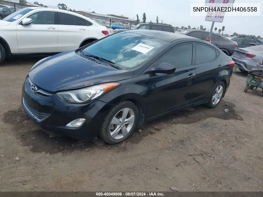 5NPDH4AE2DH406558 2013 Hyundai Elantra Gls