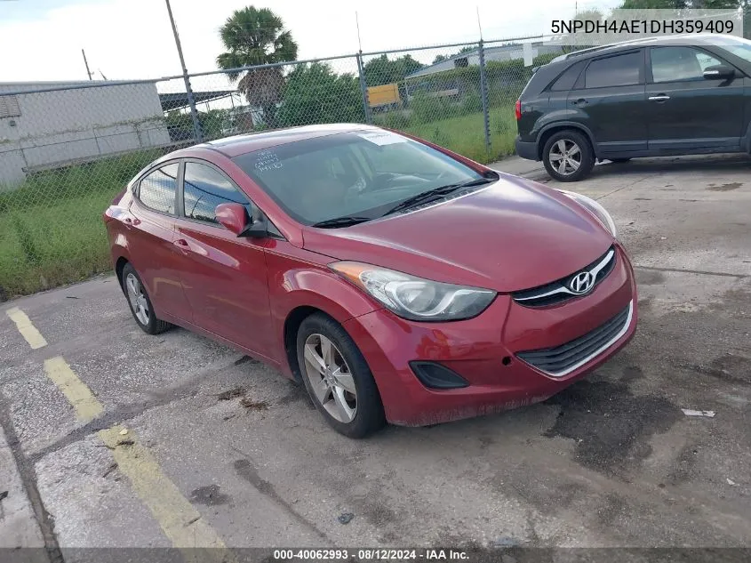 5NPDH4AE1DH359409 2013 Hyundai Elantra Gls