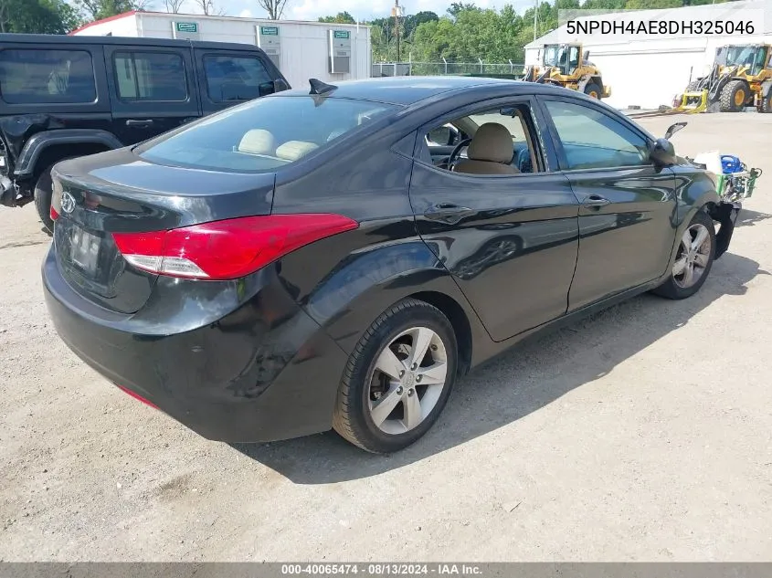 2013 Hyundai Elantra Gls VIN: 5NPDH4AE8DH325046 Lot: 40065474