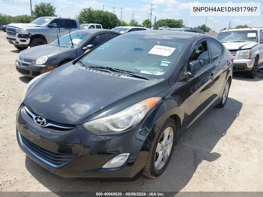 5NPDH4AE1DH317967 2013 Hyundai Elantra Gls