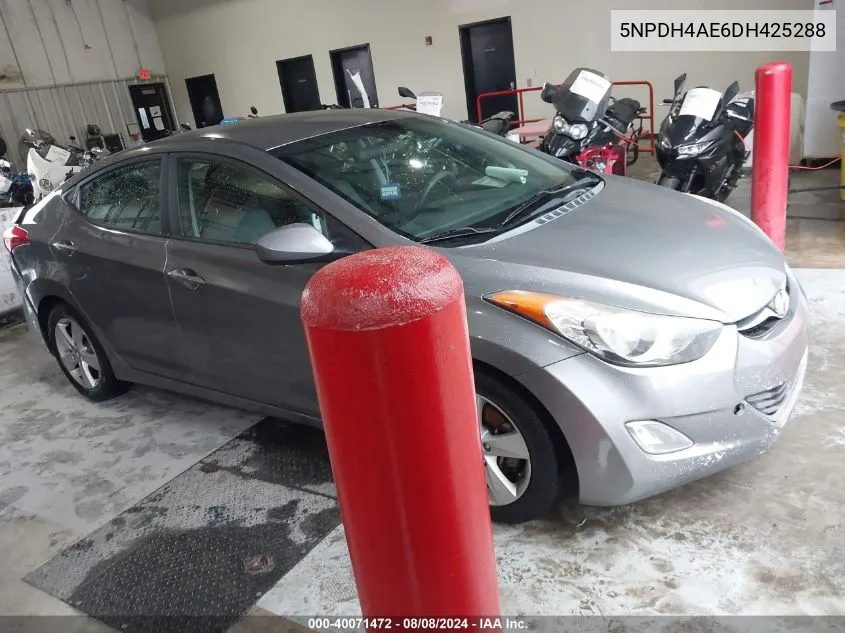 2013 Hyundai Elantra Gls VIN: 5NPDH4AE6DH425288 Lot: 40071472