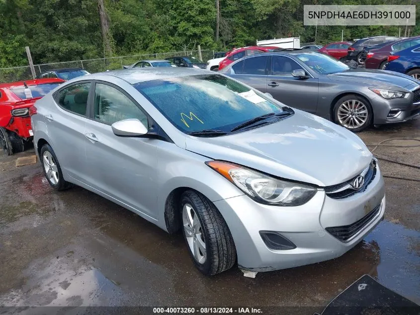 5NPDH4AE6DH391000 2013 Hyundai Elantra Gls