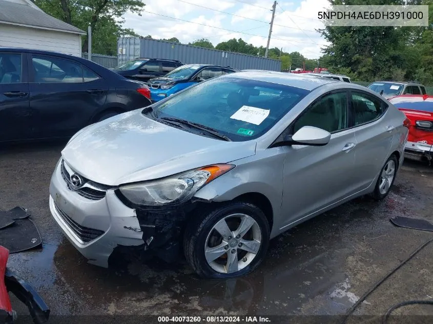 5NPDH4AE6DH391000 2013 Hyundai Elantra Gls