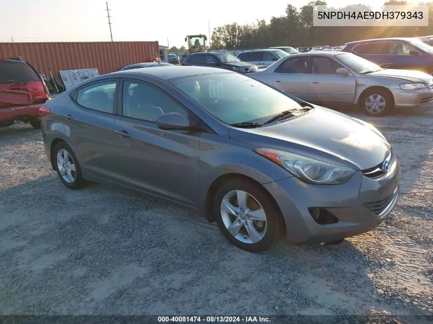 2013 Hyundai Elantra Gls VIN: 5NPDH4AE9DH379343 Lot: 40081474