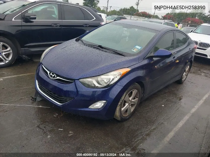 5NPDH4AE5DH258390 2013 Hyundai Elantra Gls