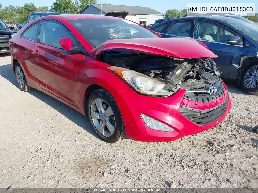 2013 Hyundai Elantra Gs/Se VIN: KMHDH6AE8DU015363 Lot: 40087851