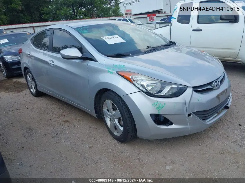 2013 Hyundai Elantra Gls VIN: 5NPDH4AE4DH410515 Lot: 40089149