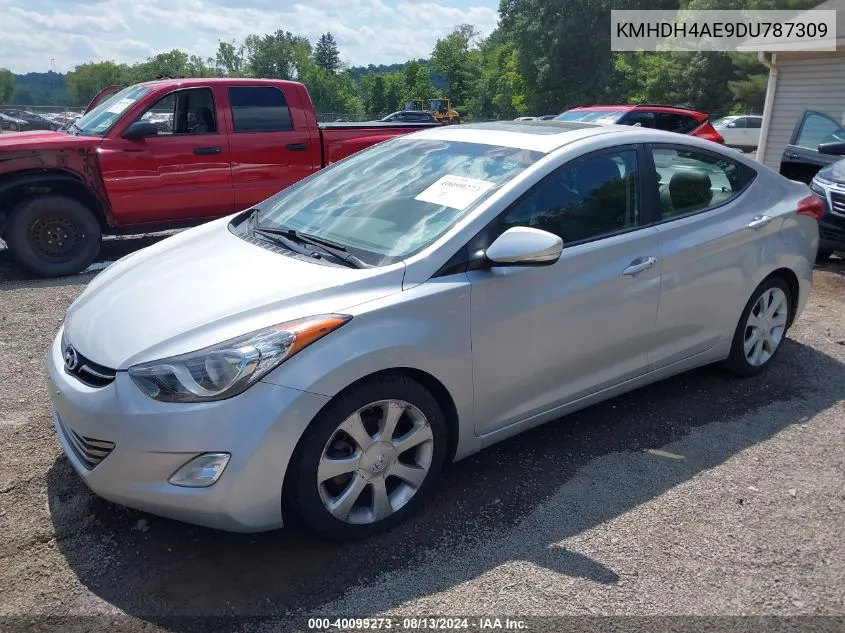 KMHDH4AE9DU787309 2013 Hyundai Elantra Limited