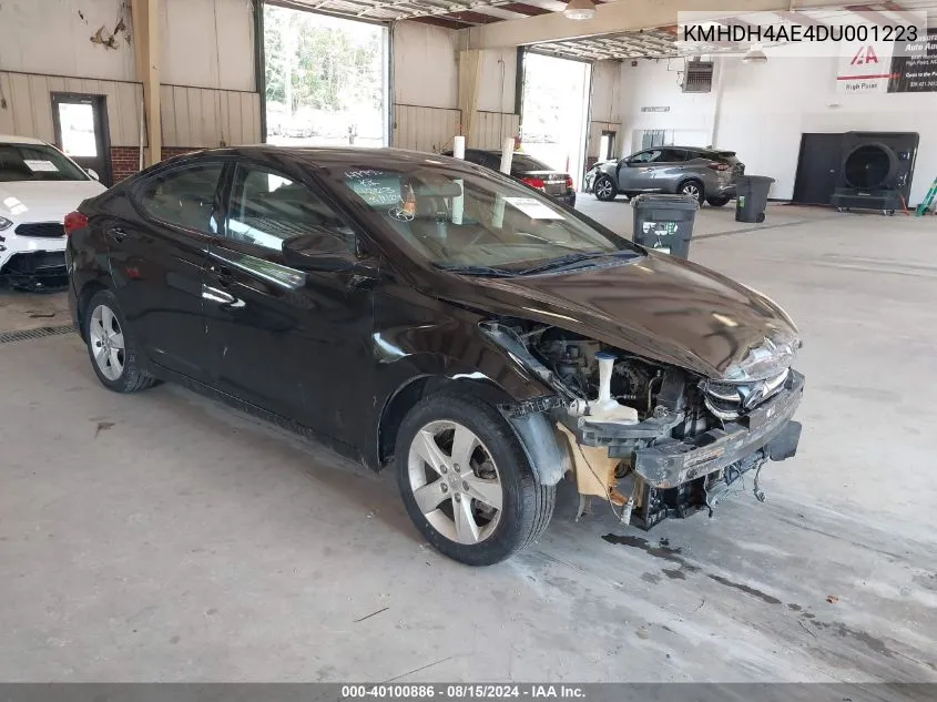 KMHDH4AE4DU001223 2013 Hyundai Elantra Gls