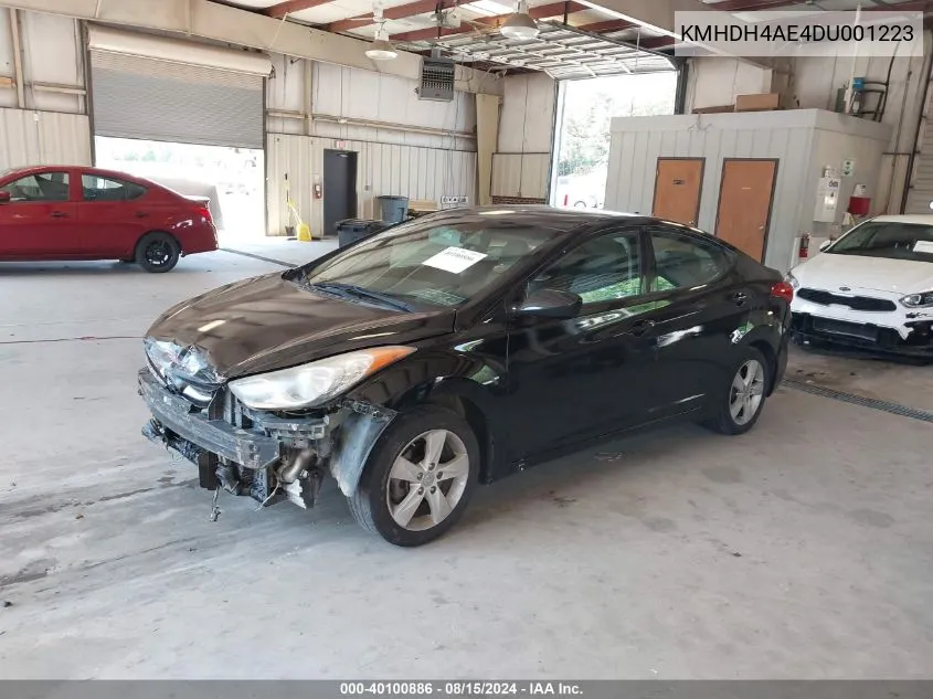 KMHDH4AE4DU001223 2013 Hyundai Elantra Gls