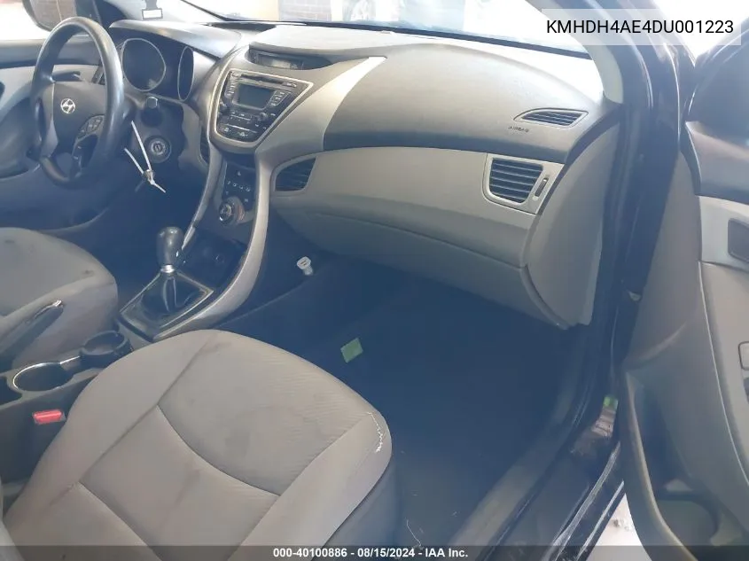 KMHDH4AE4DU001223 2013 Hyundai Elantra Gls