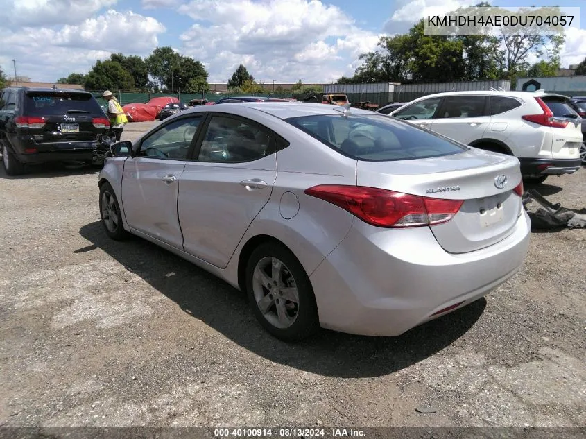 KMHDH4AE0DU704057 2013 Hyundai Elantra Limited