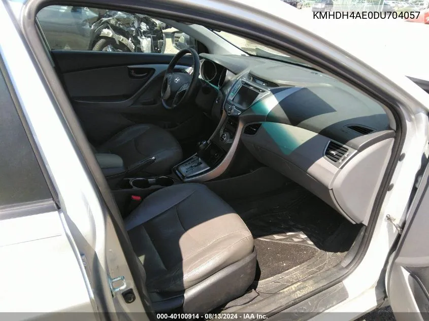 KMHDH4AE0DU704057 2013 Hyundai Elantra Limited