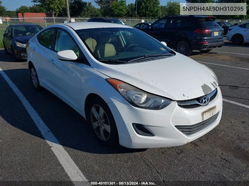 2013 Hyundai Elantra Gls VIN: 5NPDH4AE9DH310295 Lot: 40101301