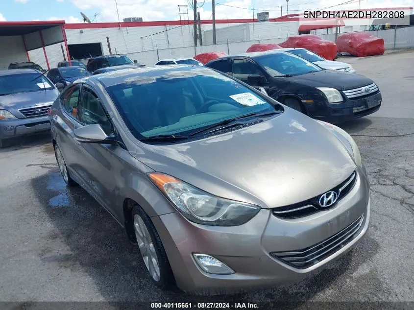 2013 Hyundai Elantra Limited VIN: 5NPDH4AE2DH282808 Lot: 40115651