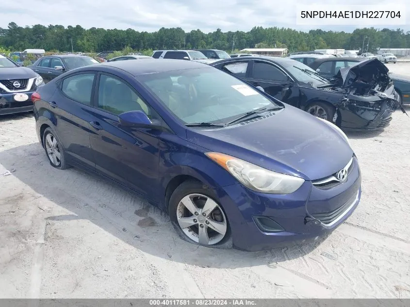 5NPDH4AE1DH227704 2013 Hyundai Elantra Gls