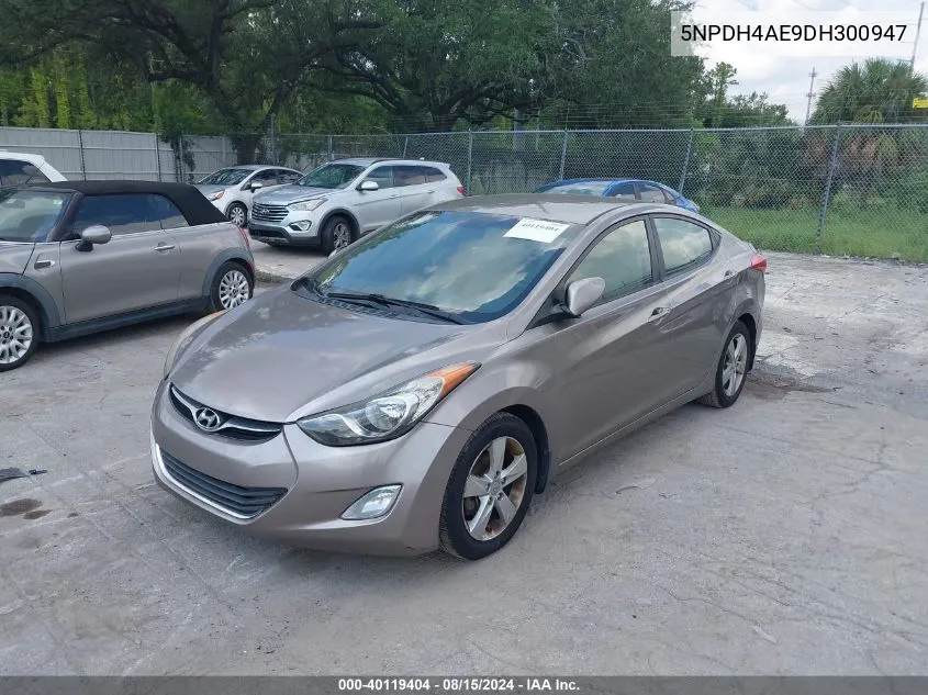 5NPDH4AE9DH300947 2013 Hyundai Elantra Gls