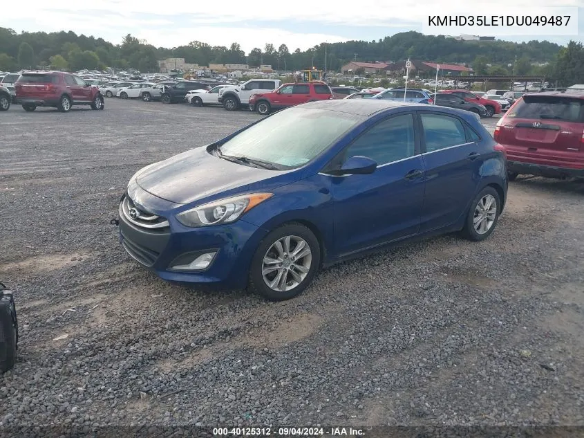 2013 Hyundai Elantra Gt VIN: KMHD35LE1DU049487 Lot: 40125312