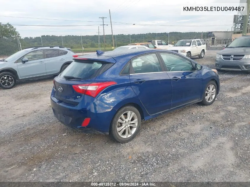 2013 Hyundai Elantra Gt VIN: KMHD35LE1DU049487 Lot: 40125312