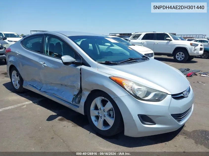 2013 Hyundai Elantra Gls VIN: 5NPDH4AE2DH301440 Lot: 40126916