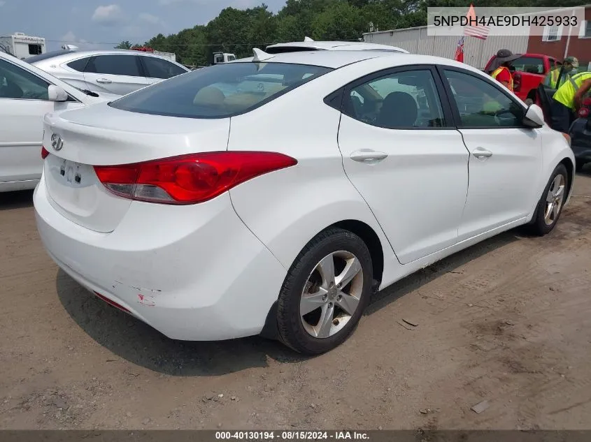 5NPDH4AE9DH425933 2013 Hyundai Elantra Gls