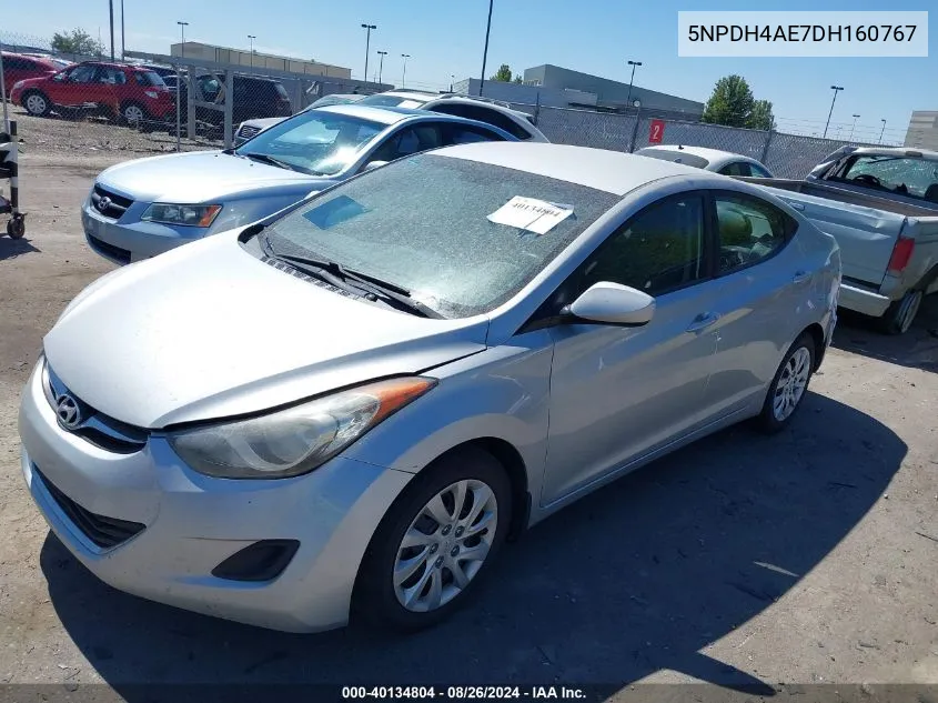 5NPDH4AE7DH160767 2013 Hyundai Elantra Gls