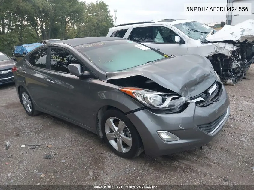 2013 Hyundai Elantra Gls VIN: 5NPDH4AE0DH424556 Lot: 40138363