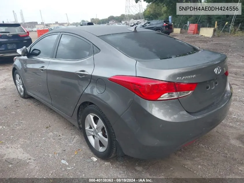 5NPDH4AE0DH424556 2013 Hyundai Elantra Gls