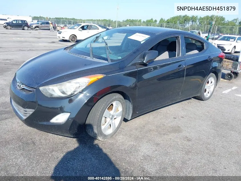 5NPDH4AE5DH451879 2013 Hyundai Elantra Gls