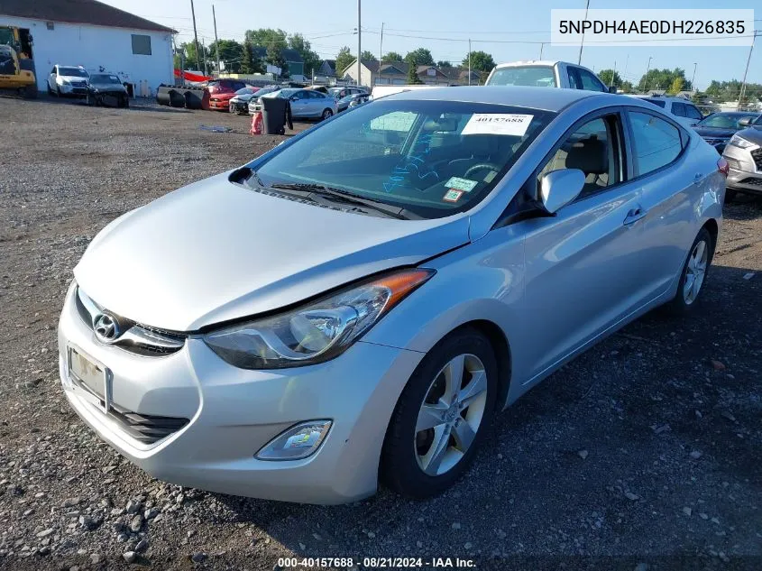 5NPDH4AE0DH226835 2013 Hyundai Elantra Gls